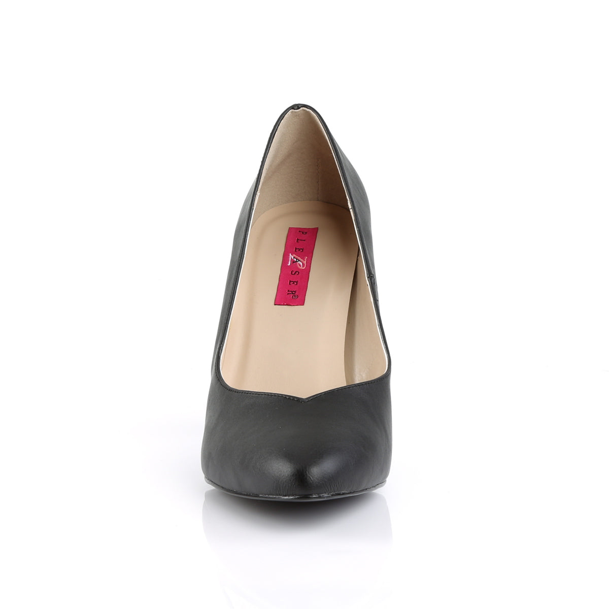 dream 420 large size ladies shoes pleaser heels for men single soles blk faux leather