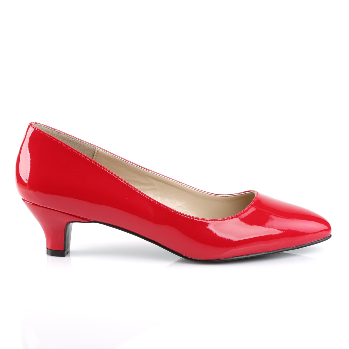 fab 420 large size Sissy Shoes pleaser pink label single soles red pat