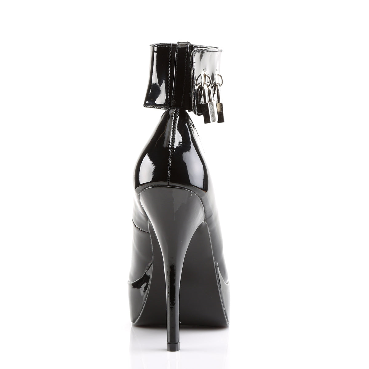 INDULGE-534 Devious Indulge Black Patent Sexy Platforms (Fetish Footwear)