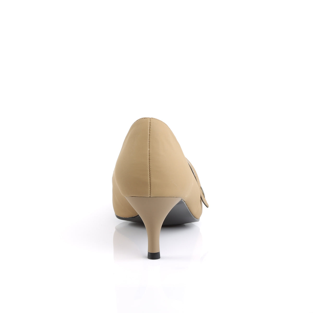 kitten 03 large size Mens Heels pleaser pink label single soles taupe nubuck