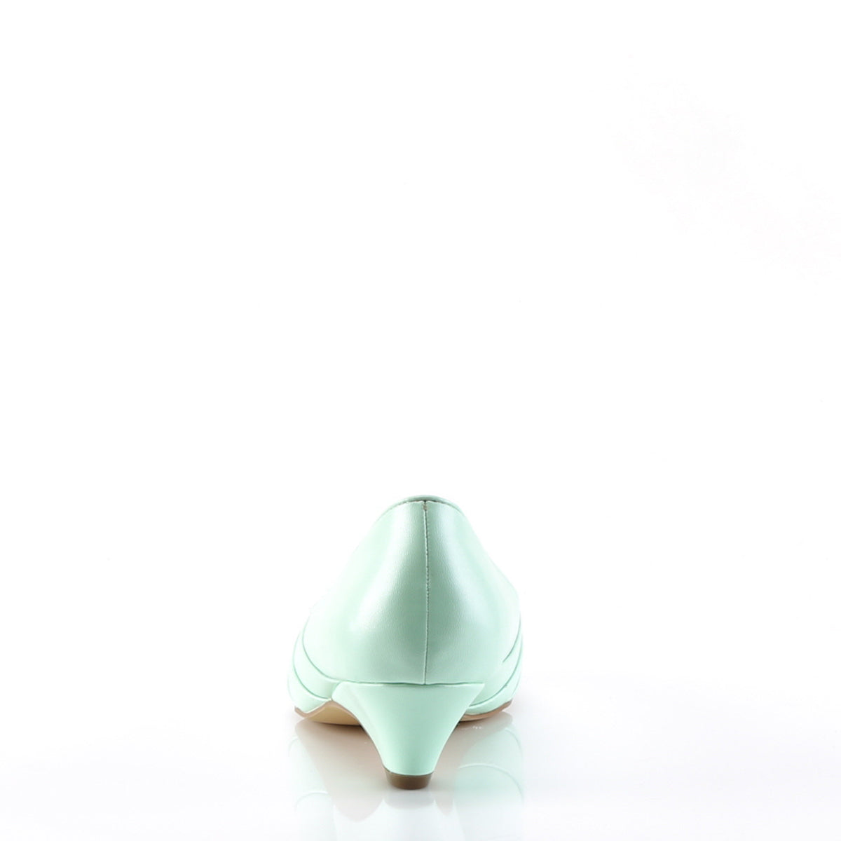 LULU-05 Pin Up Couture Jackie Mint Faux Leather Sexy Single Soles (Retro Heels)