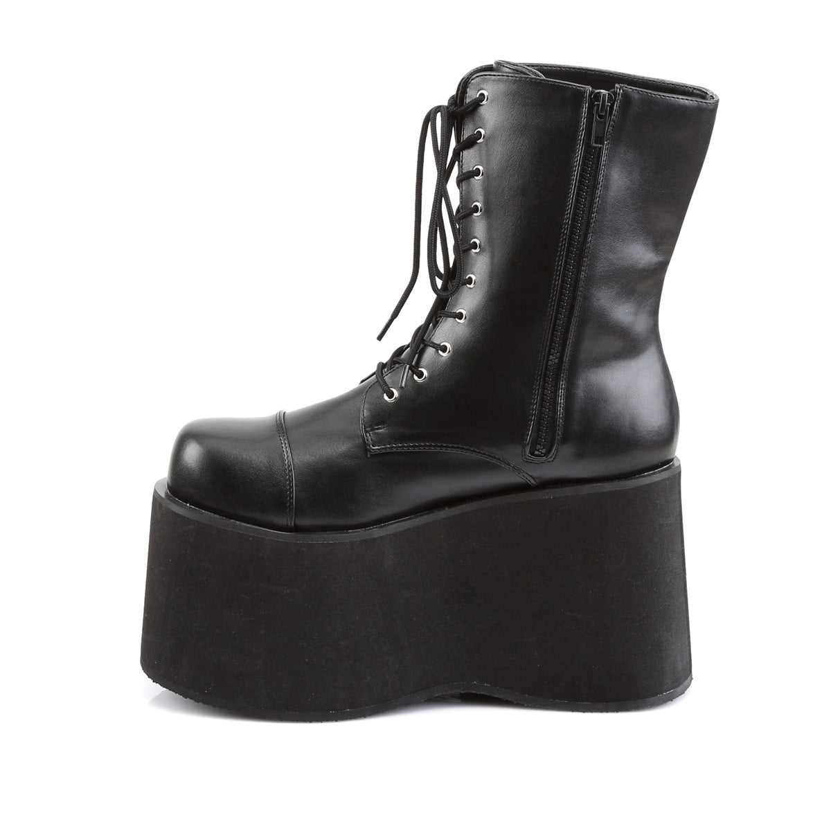 MONSTER-10 Fancy Dress Costume Funtasma Men's Boots Black Pu