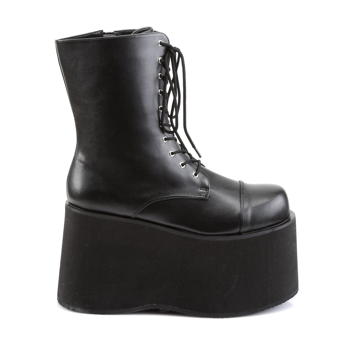 MONSTER-10 Fancy Dress Costume Funtasma Men's Boots Black Pu