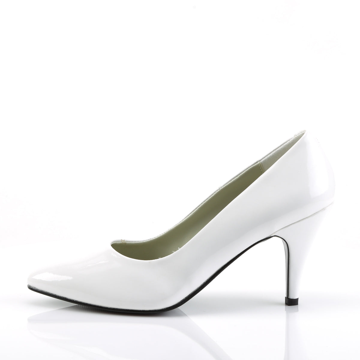 PUMP-420 Fancy Dress Costume Funtasma Women's Shoes White Pat