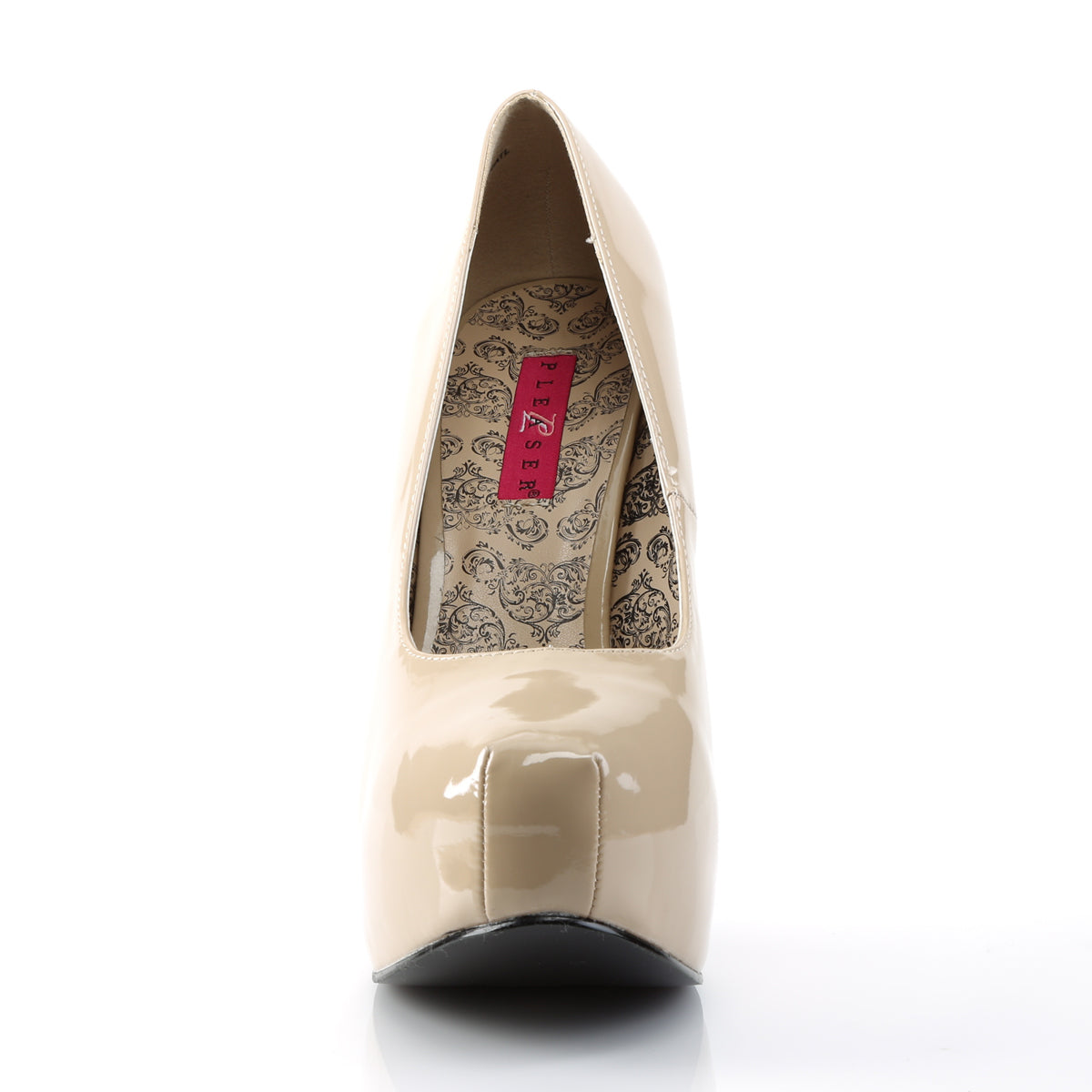 teeze 06w large size ladies shoes pleaser heels for men platform cream pat