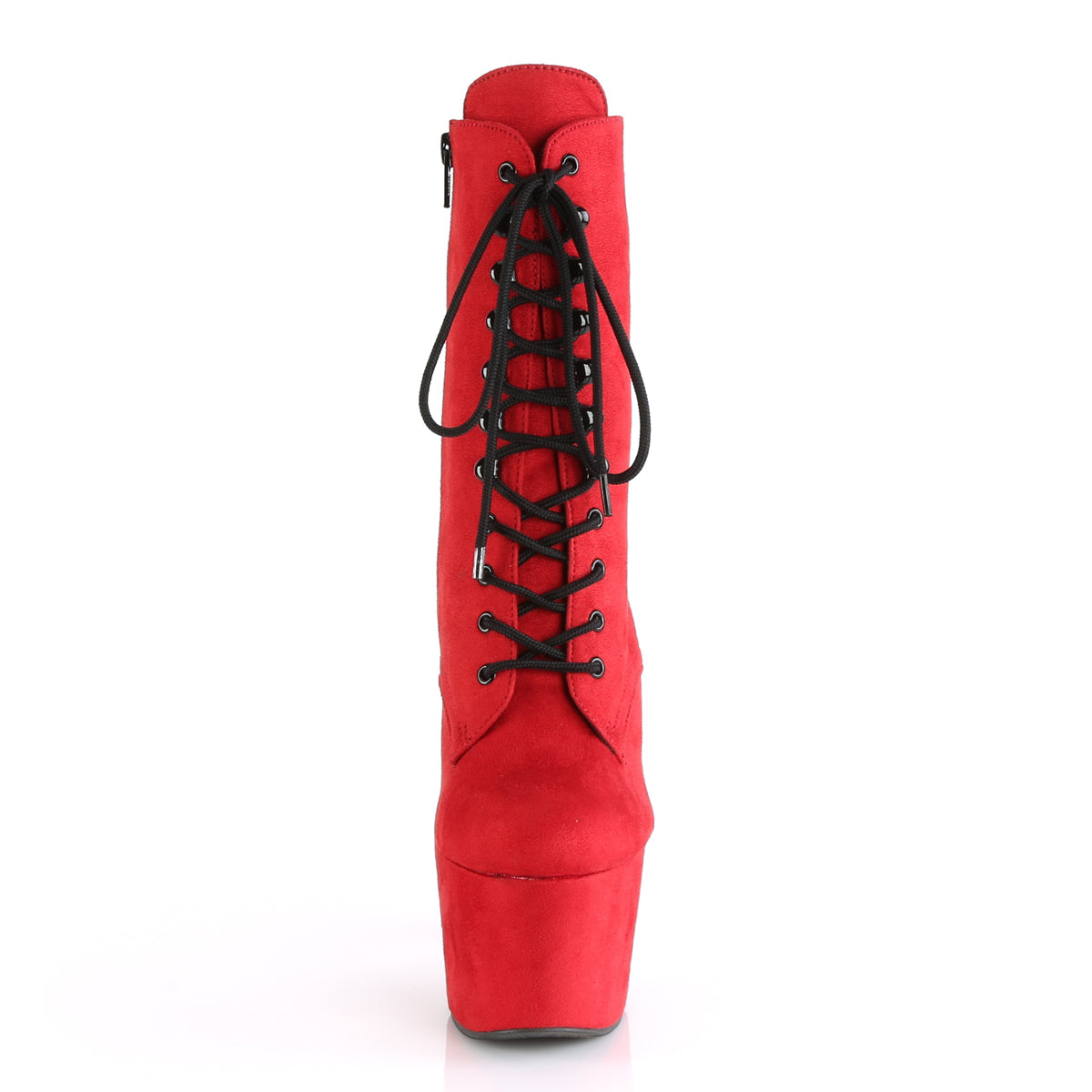 ADORE-1020FS Pleaser Red Faux Suede Sexy Platform Shoes (Sexy Shoes)