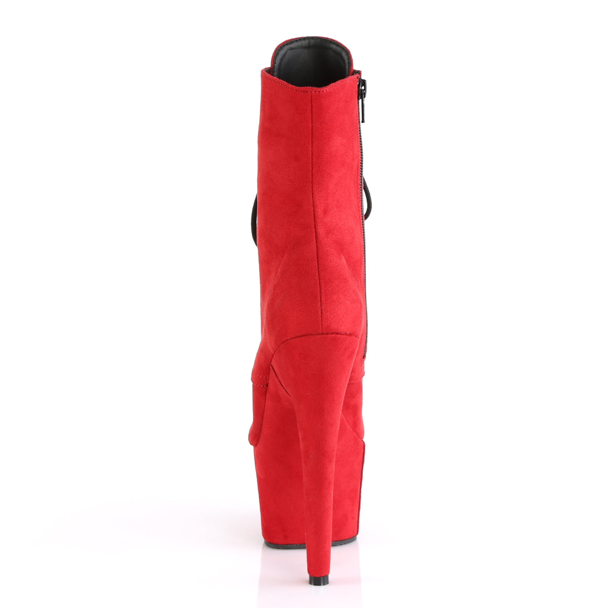ADORE-1020FS Pleaser Red Faux Suede Sexy Platform Shoes (Sexy Shoes)