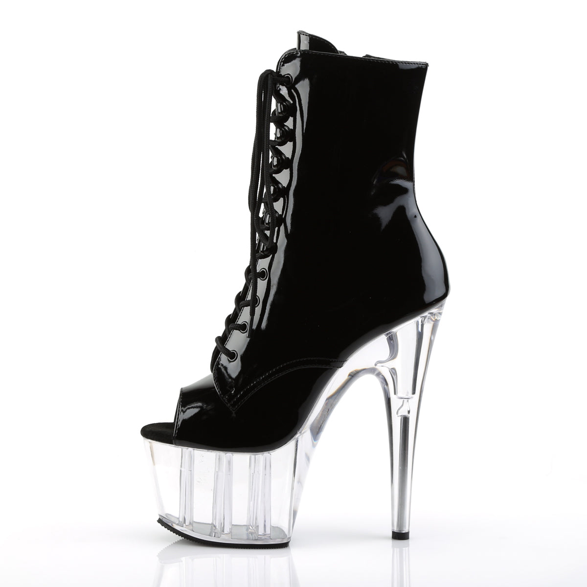 ADORE-1021 Pleaser Black Patent Sexy Platform Shoes (Sexy Shoes)