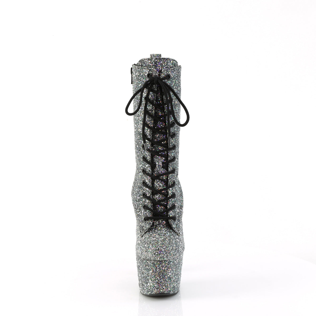 ADORE-1040GR Pleaser Black Glitter Sexy Platform Shoes (Sexy Shoes)