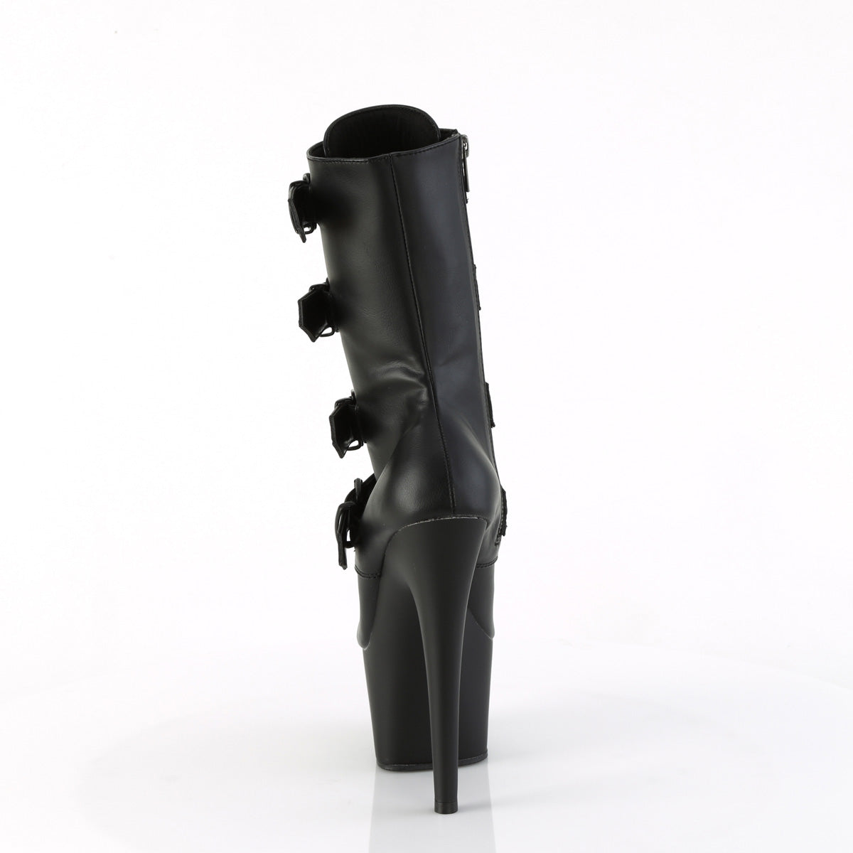 ADORE-1046 Pleaser Black Faux Leather Sexy Platform Shoes (Sexy Shoes)