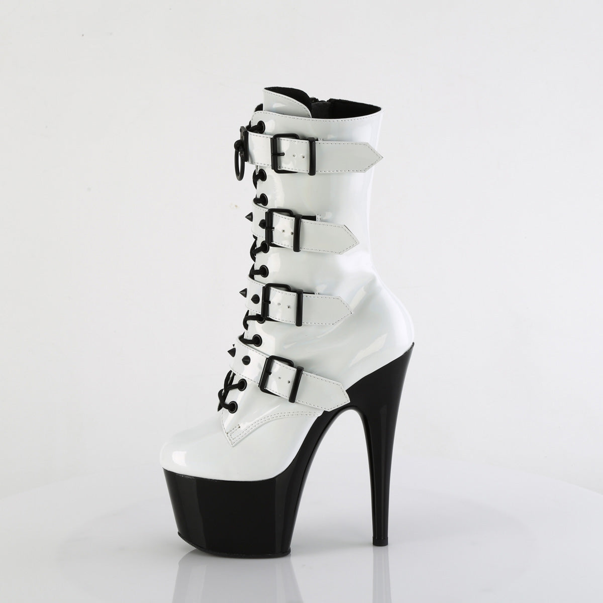 ADORE-1046TT Pleaser White Holo Patent Sexy Platform Shoes (Sexy Shoes)
