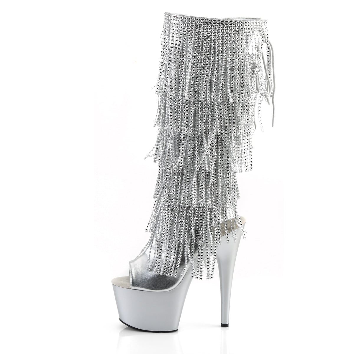 ADORE-2024RSF Pleaser Silver Sexy Platform Shoes (Sexy Shoes)