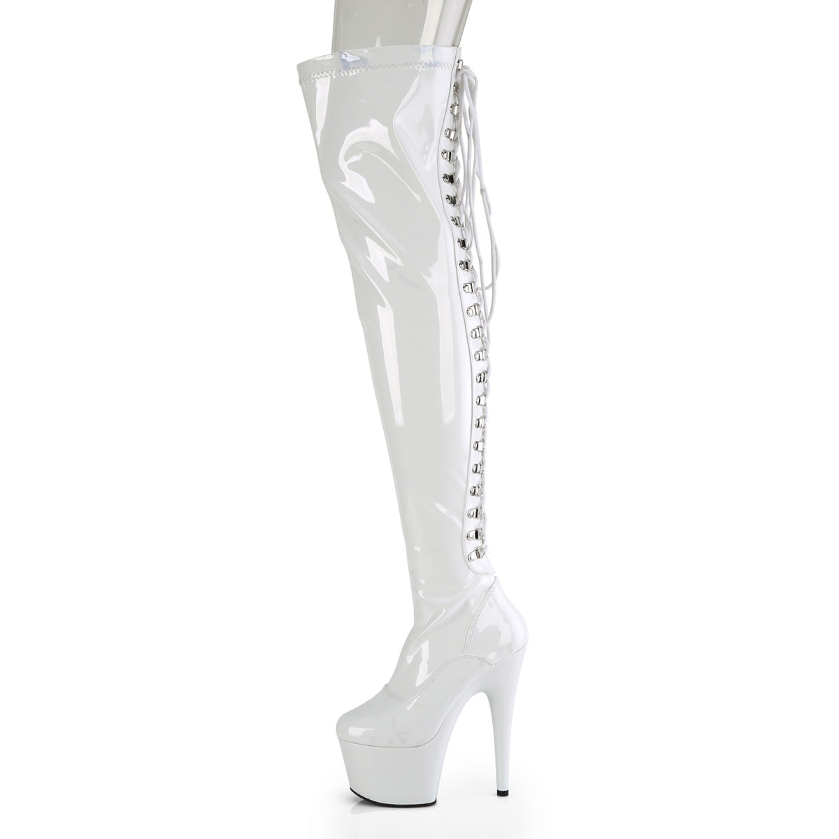 ADORE-3063 Pleaser White Sexy Platform Shoes (Sexy Shoes)