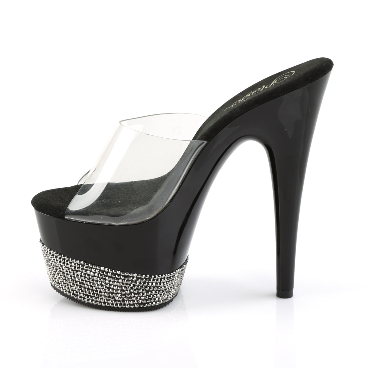 ADORE-701-3 Pleaser Clear/Black Sexy Platform Shoes (Sexy Shoes)