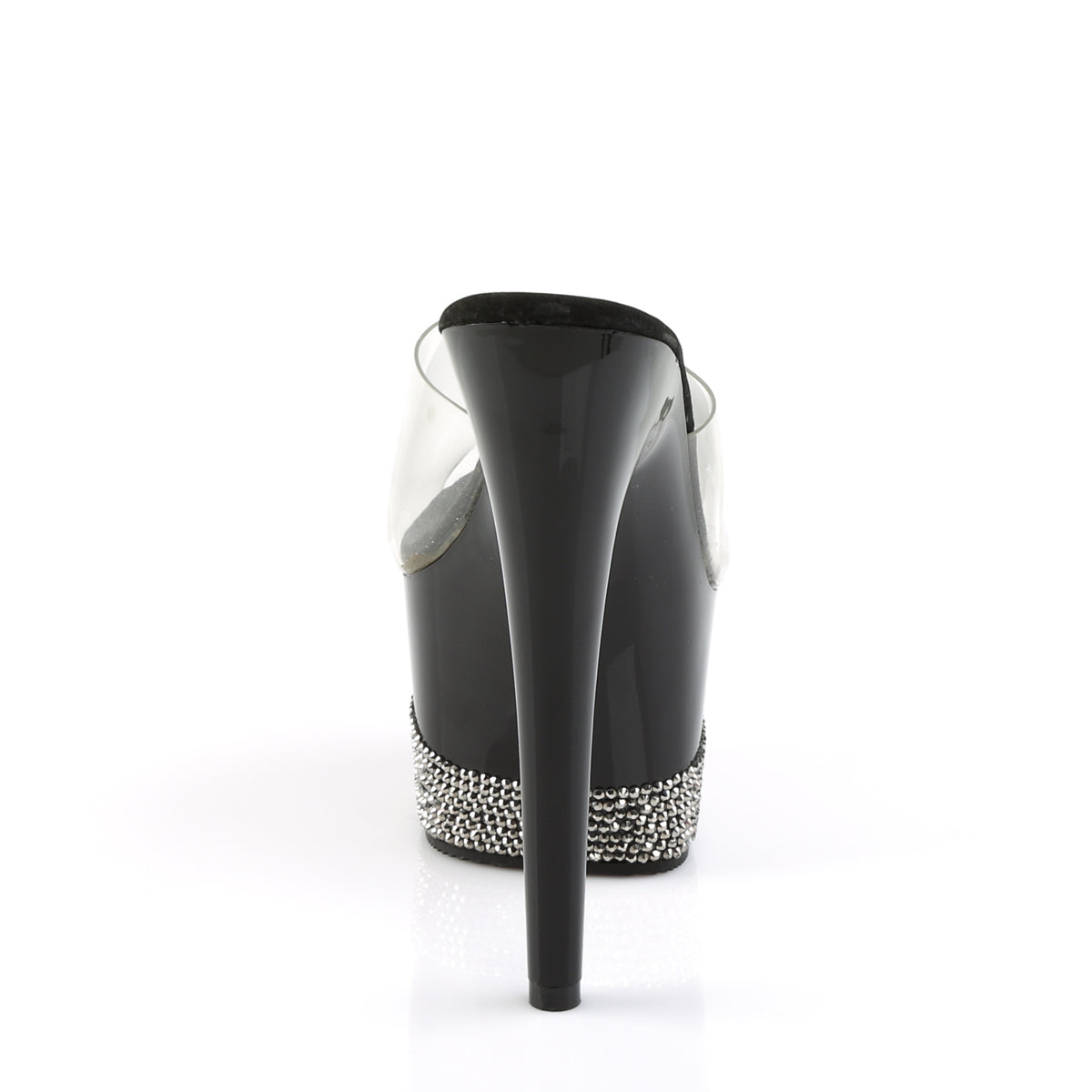 ADORE-701-3 Pleaser Clear/Black Sexy Platform Shoes (Sexy Shoes)