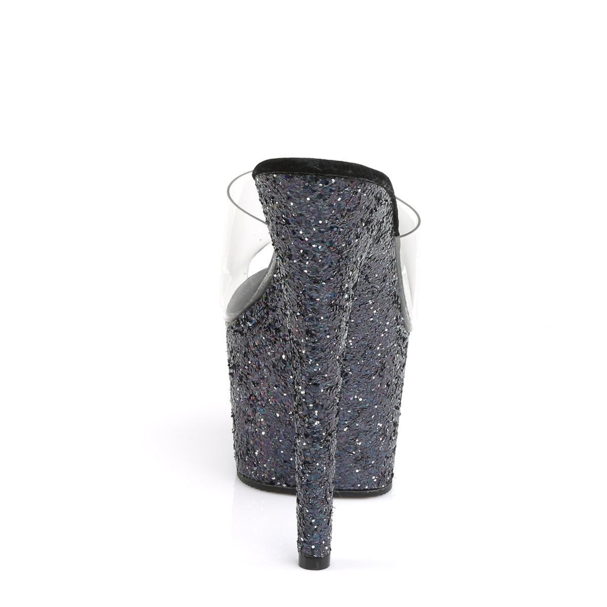 ADORE-701LG Pleaser Clear/Black Sexy Platform Shoes (Sexy Shoes)