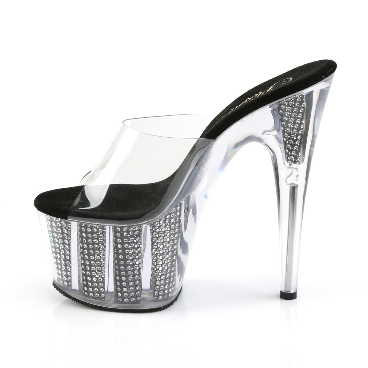 ADORE-701SRS Pleaser Clear/Black Sexy Platform Shoes (Sexy Shoes)