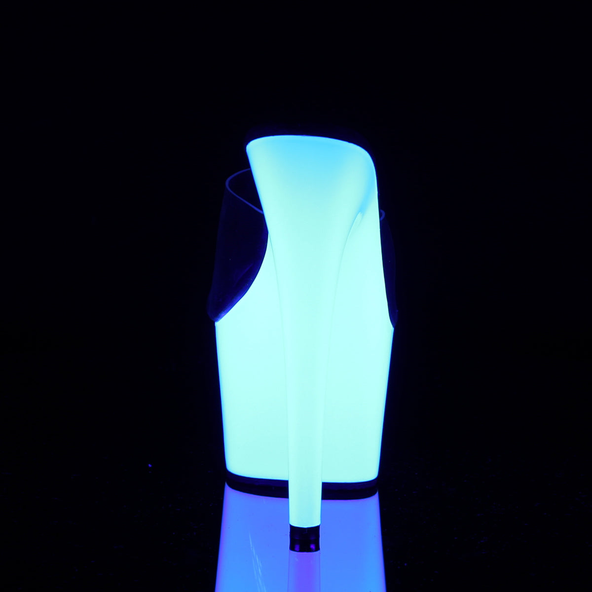 ADORE-701UV Pleaser Clear/Neon White Sexy Platform Shoes (Sexy Shoes)