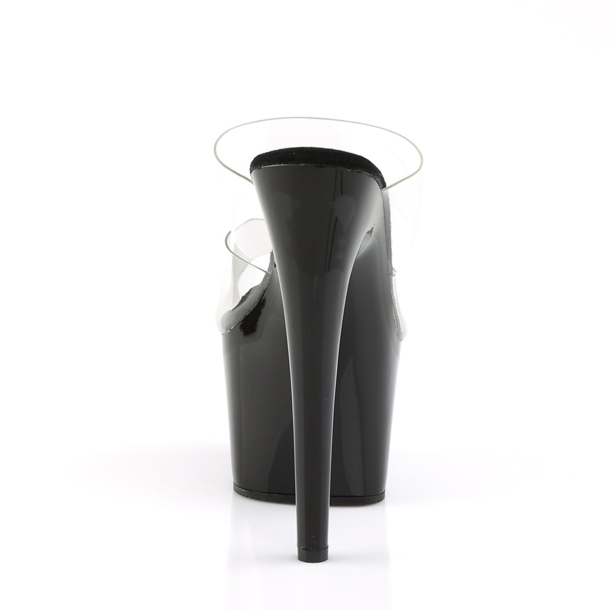 ADORE-702 Pleaser Clear/Black Sexy Platform Shoes (Sexy Shoes)