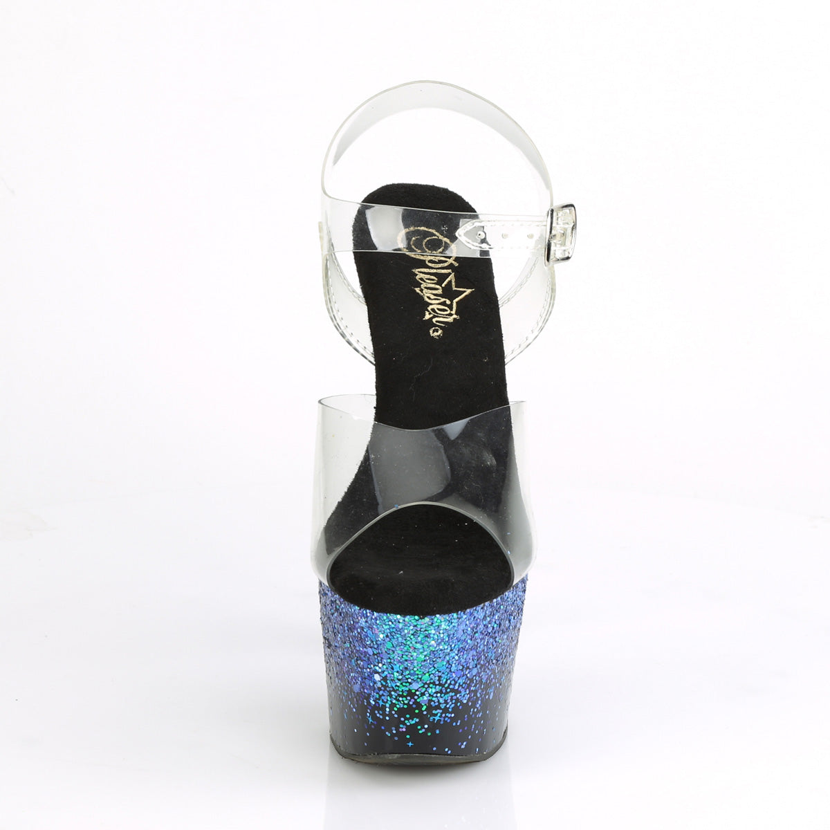 ADORE-708SS Pleaser Clear/Black Sexy Platform Shoes (Sexy Shoes)