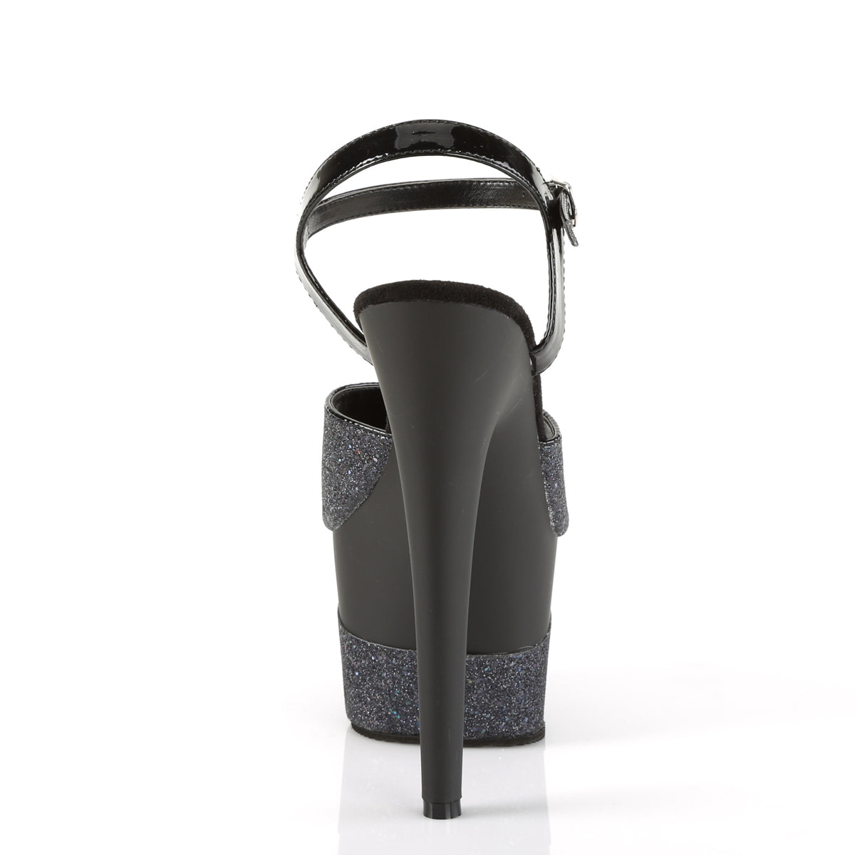 ADORE-709-2G Pleaser Black Glitter Sexy Platform Shoes (Sexy Shoes)