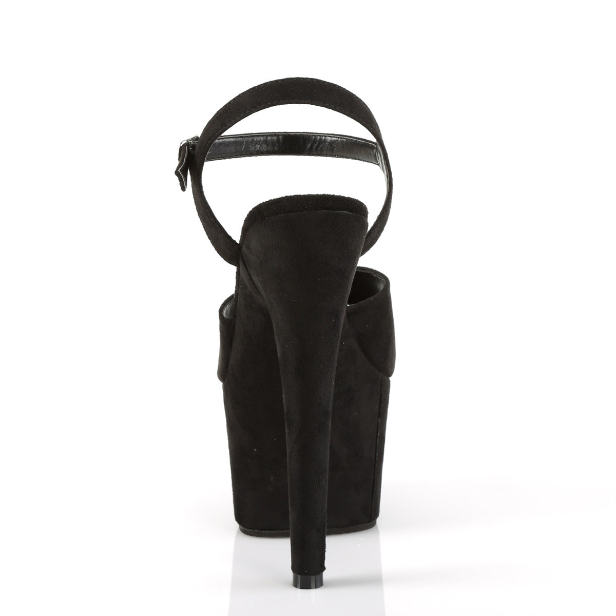 ADORE-709FS Pleaser Black Faux Suede Sexy Platform Shoes (Sexy Shoes)