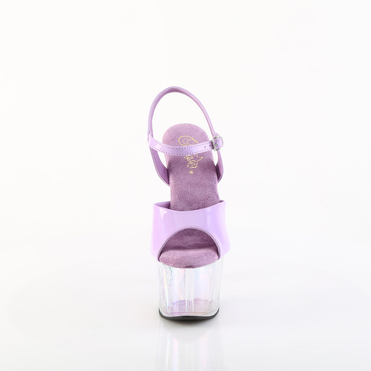 adore 709ht pleaser stripper shoes lavender holo holo tinted