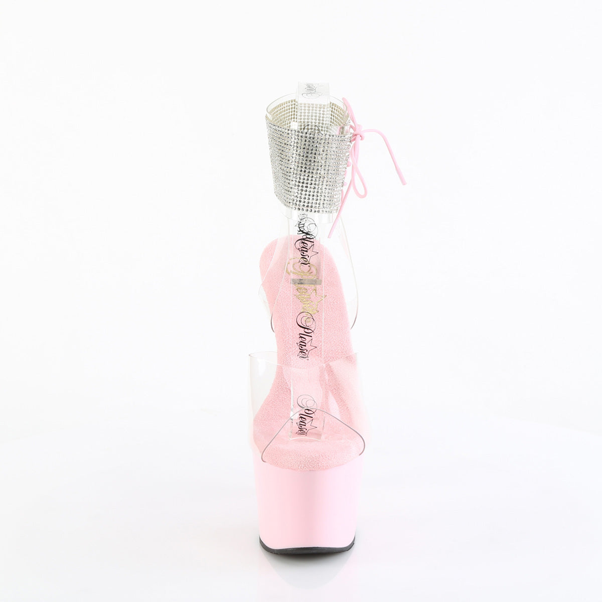 ADORE-791-2RS Pleaser Clear/Baby Pink Sexy Platform Shoes (Sexy Shoes)