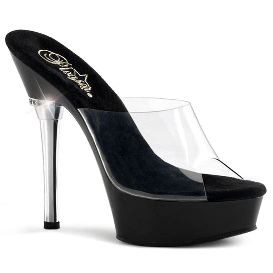 ALLURE-601 Strippers Heels Pleaser Platforms (Exotic Dancing) Clr/Blk