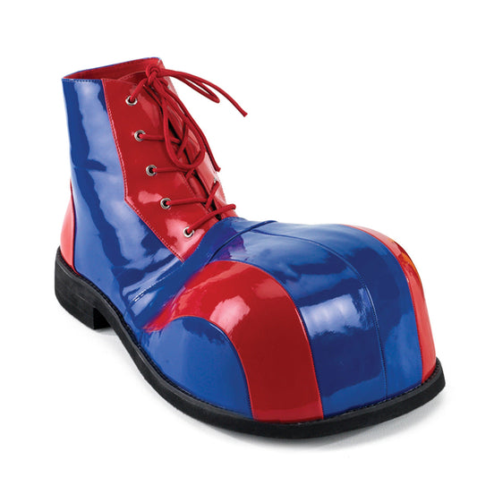 CLOWN-05 Fancy Dress Costume Funtasma Men's Shoes Red-Blue Pat