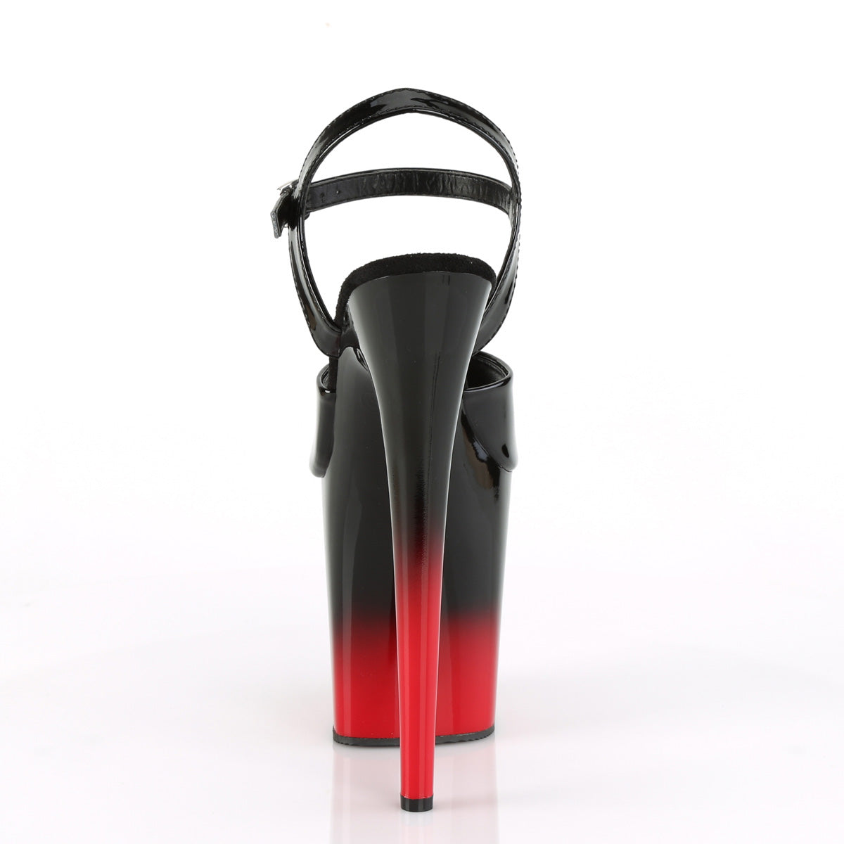 FLAMINGO-809BR-H Pleaser Black Patent/Red Sexy Platform Shoes (Sexy Shoes)