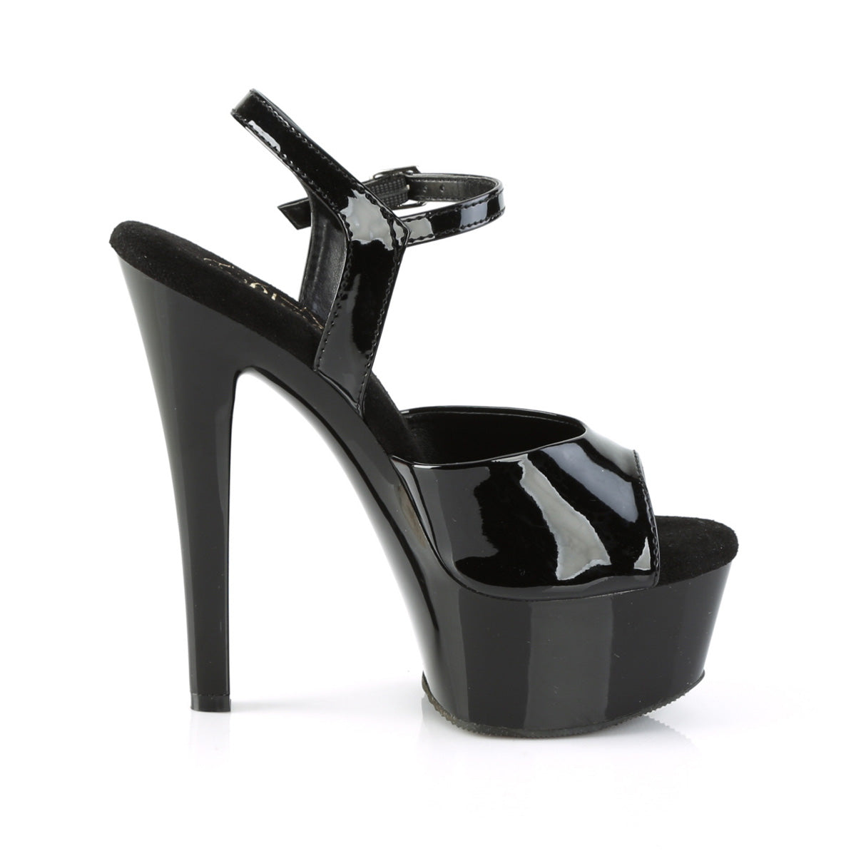 GLEAM-609 Pleaser Black Patent Sexy Platform Shoes (Sexy Shoes)