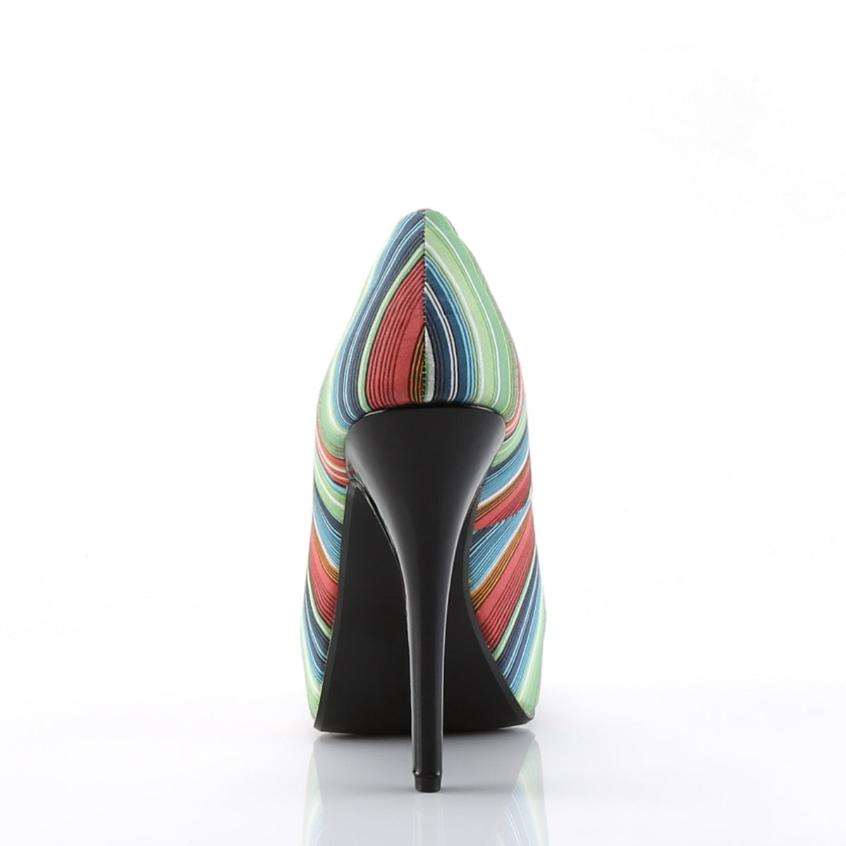 LOLITA-12 Pin Up Couture Lolita Serape Print Fabric Sexy Platforms (Retro Heels)