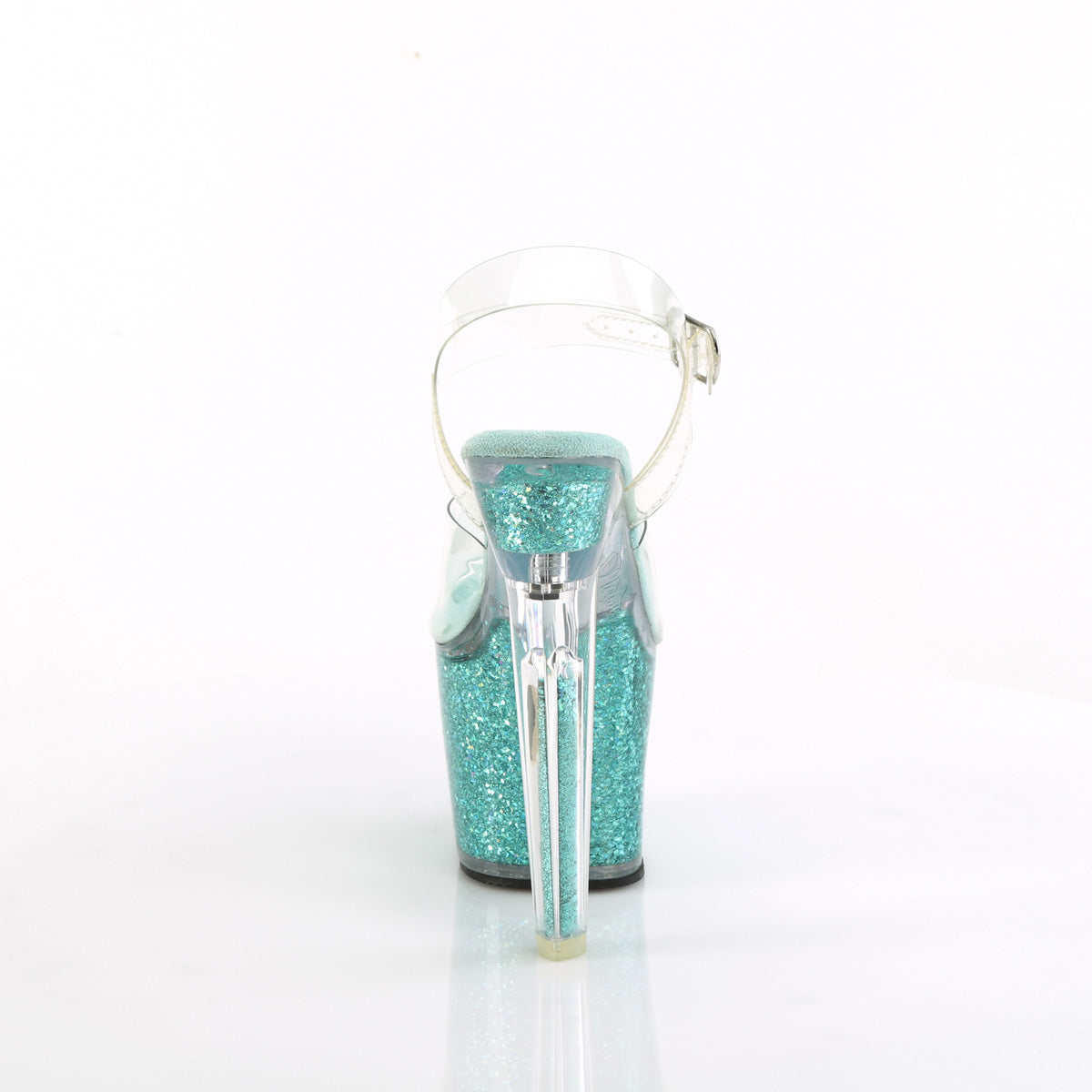 LOVESICK-708SG Pleaser Clear/Aqua Sexy Platform Shoes (Sexy Shoes)