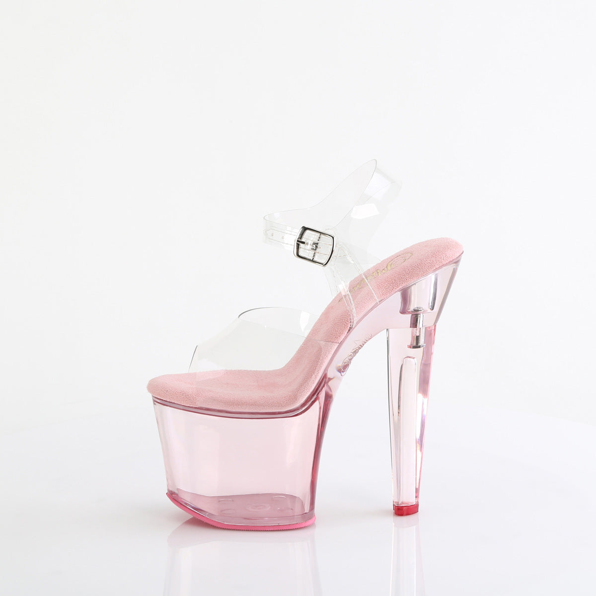 LOVESICK-708T Pleaser Clear/Baby Pink Sexy Platform Shoes (Sexy Shoes)