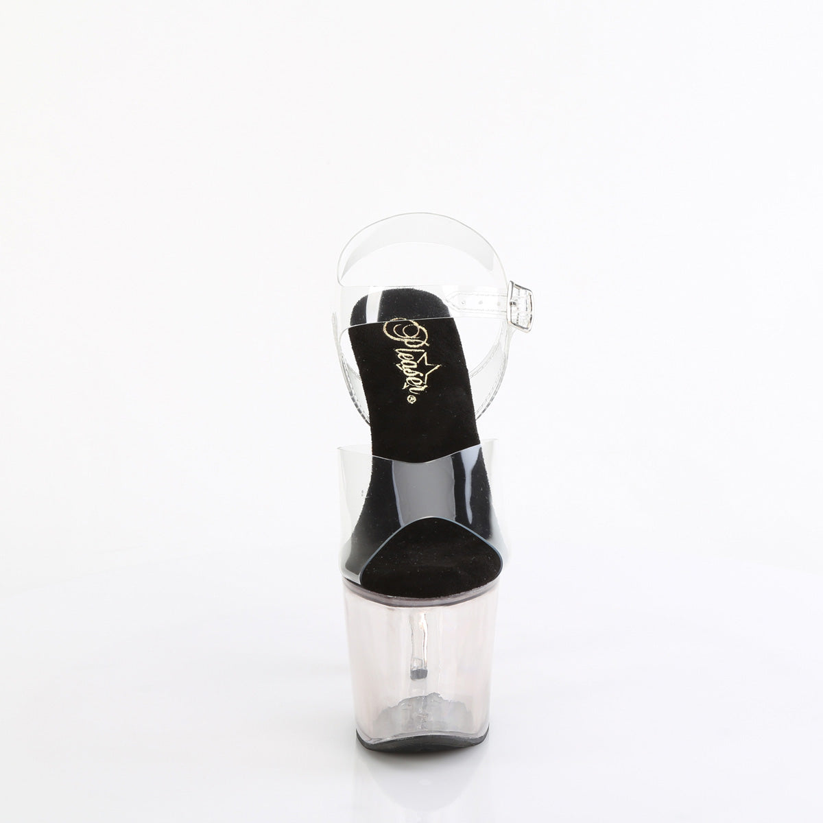 LOVESICK-708T Pleaser Clear/Smoke Tinted Sexy Platform Shoes (Sexy Shoes)