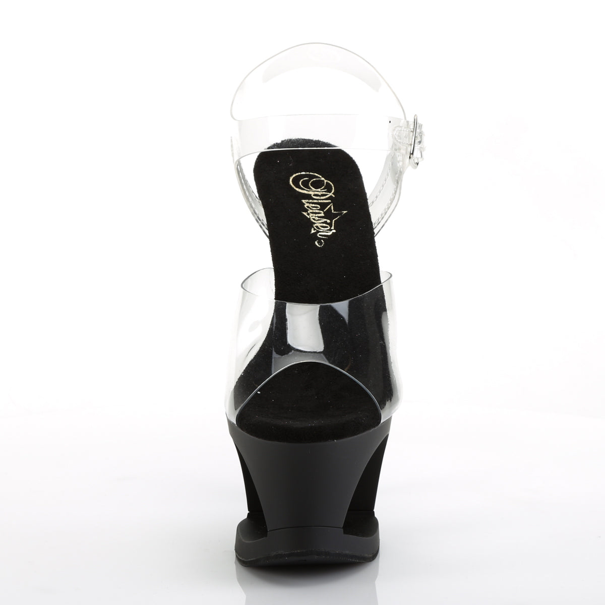 MOON-708 Pleaser Clear/Black Sexy Platform Shoes (Sexy Shoes)