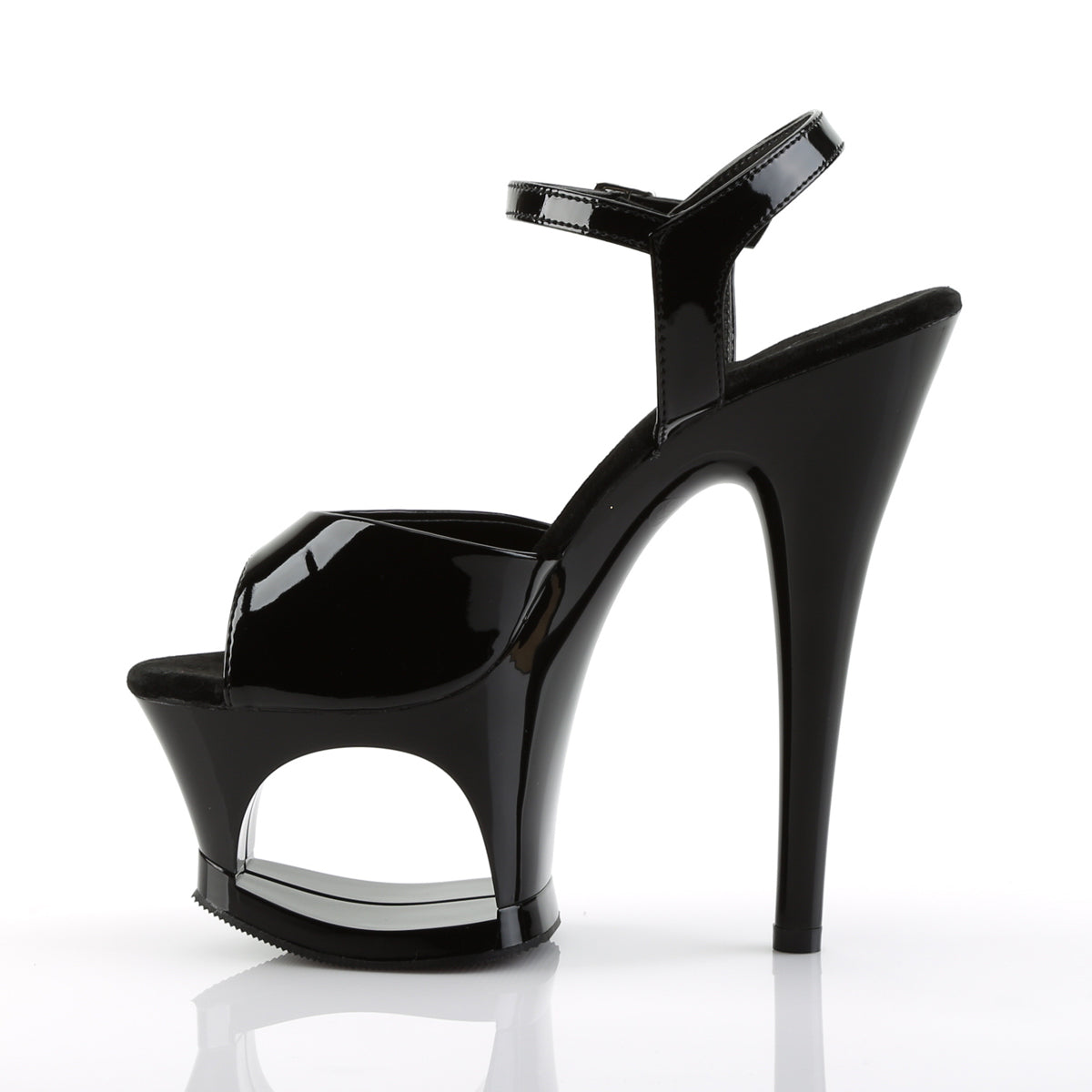 MOON-709 Pleaser Black Sexy Platform Shoes (Sexy Shoes)
