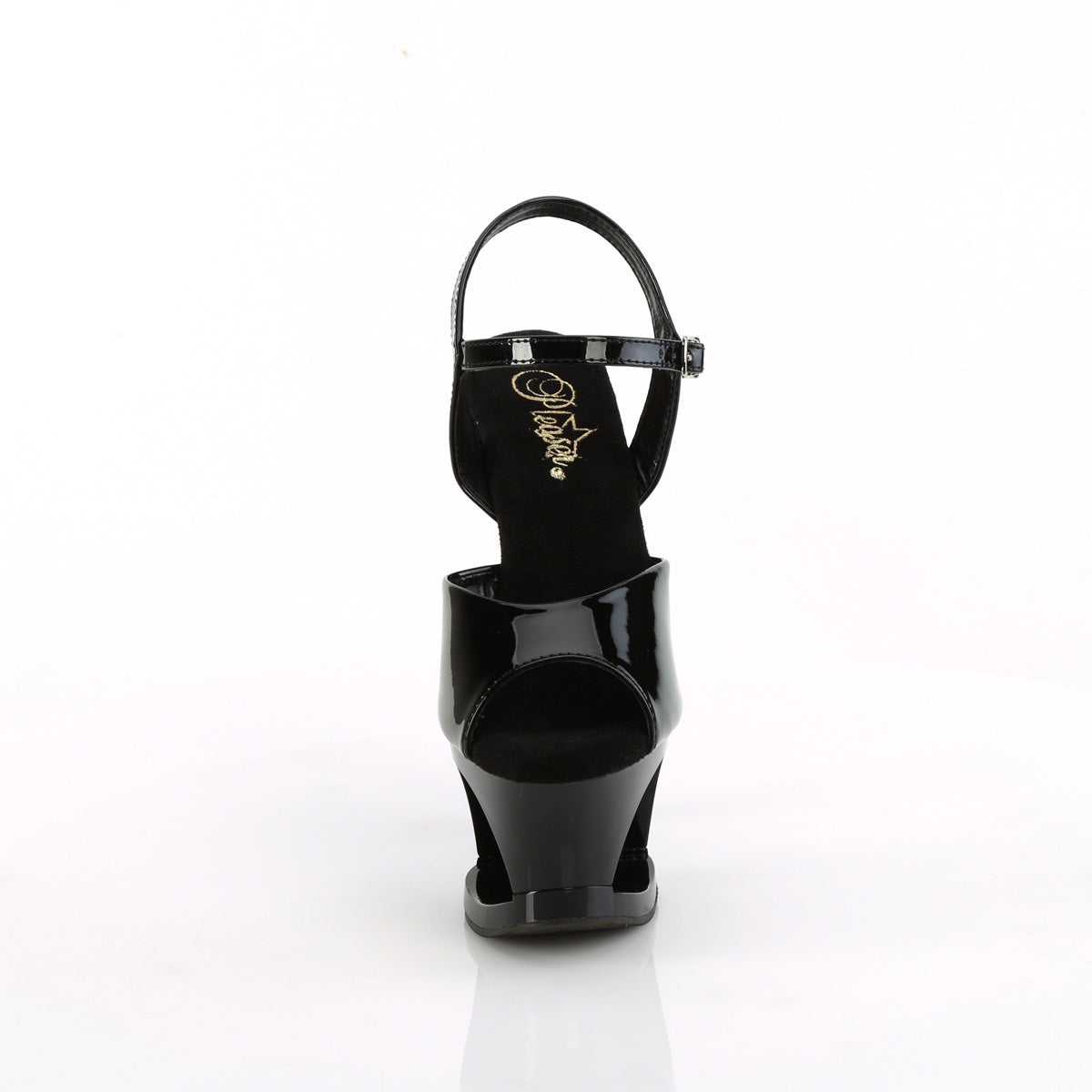 MOON-709H Pleaser Black Patent/Red Sexy Platform Shoes (Sexy Shoes)
