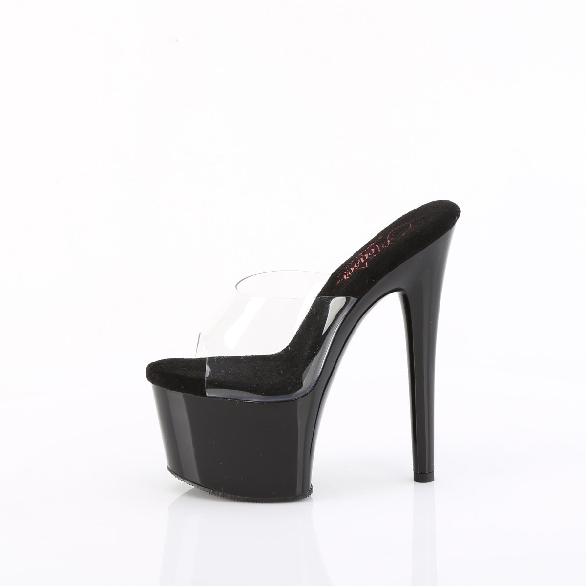 PASSION-701 Pleaser Clear/Black Sexy Platform Shoes (Sexy Shoes)