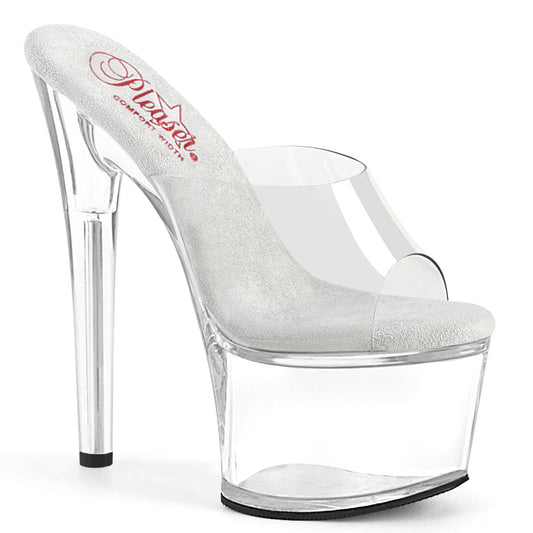 PASSION-701 Pleaser Clear Sexy Platform Shoes (Pole Dancing Heels)