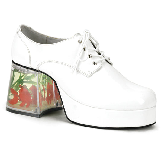 PIMP-02 Fancy Dress Costume Funtasma Men's Shoes Wht Pat