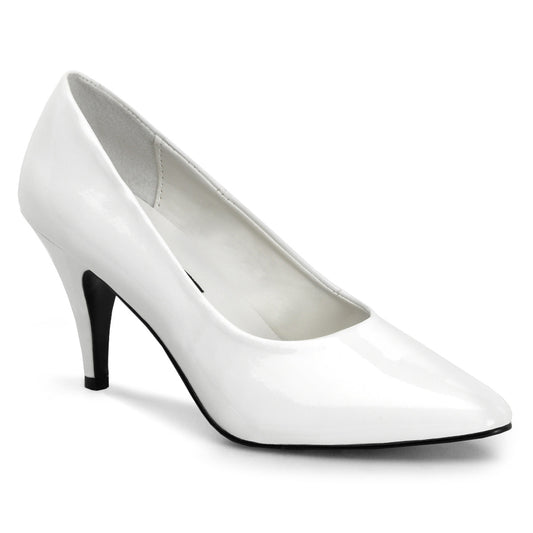PUMP-420 Fancy Dress Costume Funtasma Women's Shoes Wht Pat