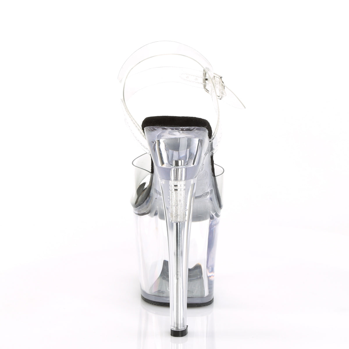 RADIANT-708 Pleaser Clear/Black Sexy Platform Shoes (Sexy Shoes)