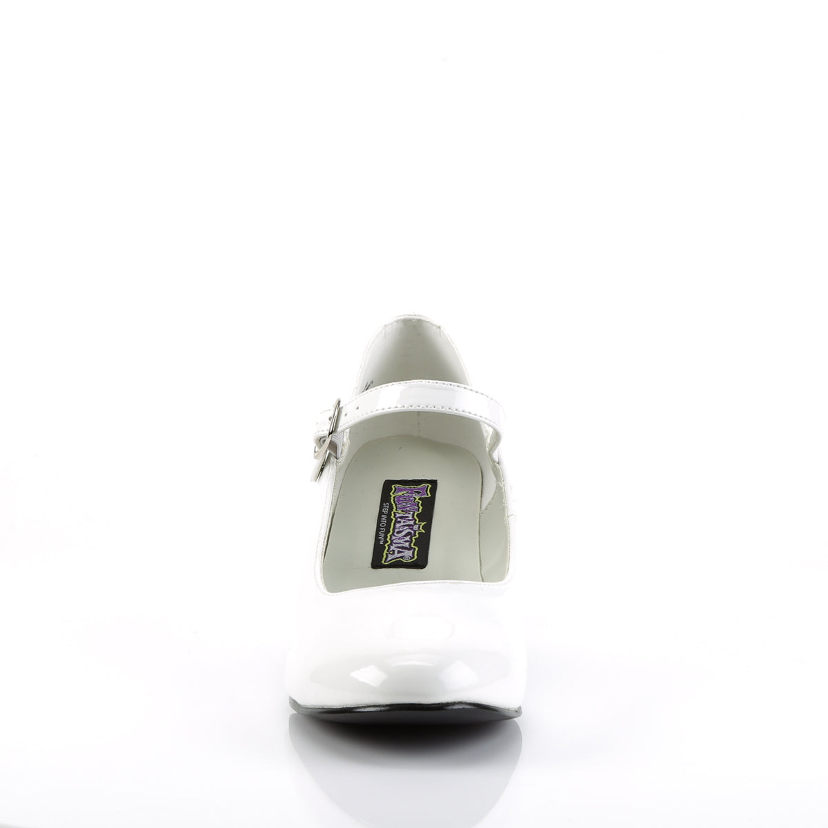 SCHOOLGIRL-50 Funtasma White Patent Fancy Dress Women's Shoes (Fantasy Footwear)