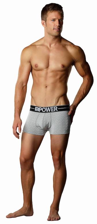 mp145211 malepower mini pouch short grey