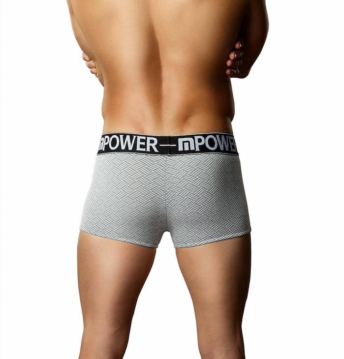 mp145211 malepower mini pouch short grey