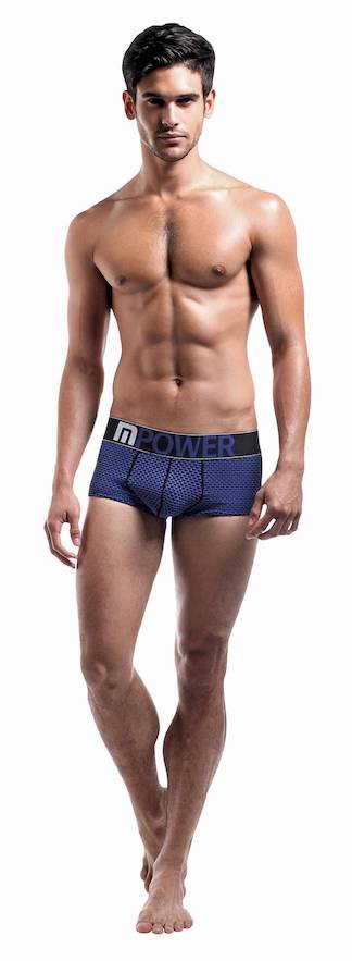 mp145215 malepower mini pouch short royal black