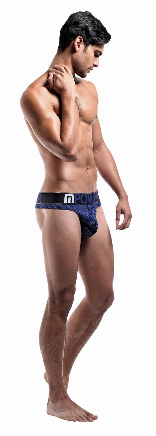 mp438215 malepower lo rise thong royal black