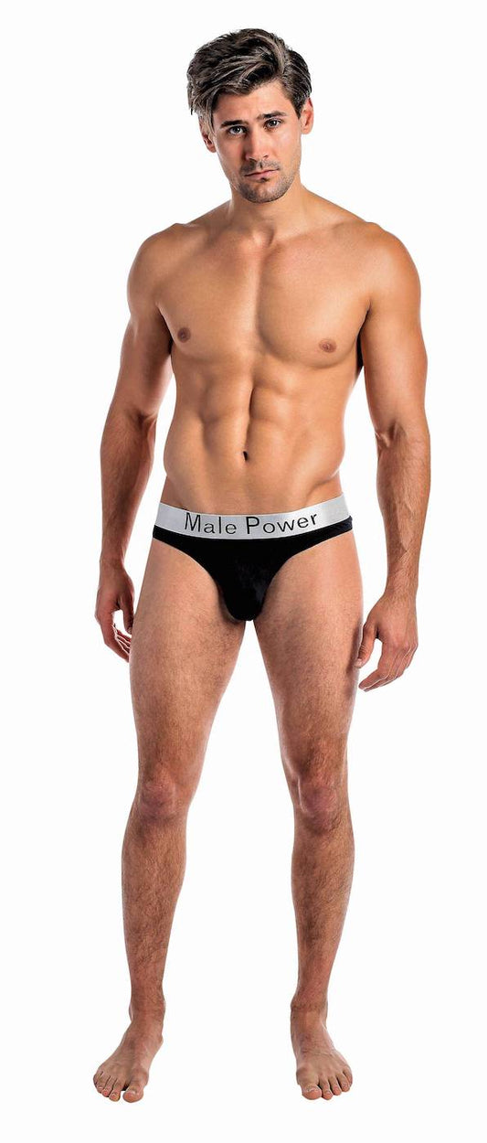 mp438227 malepower lo rise thong black